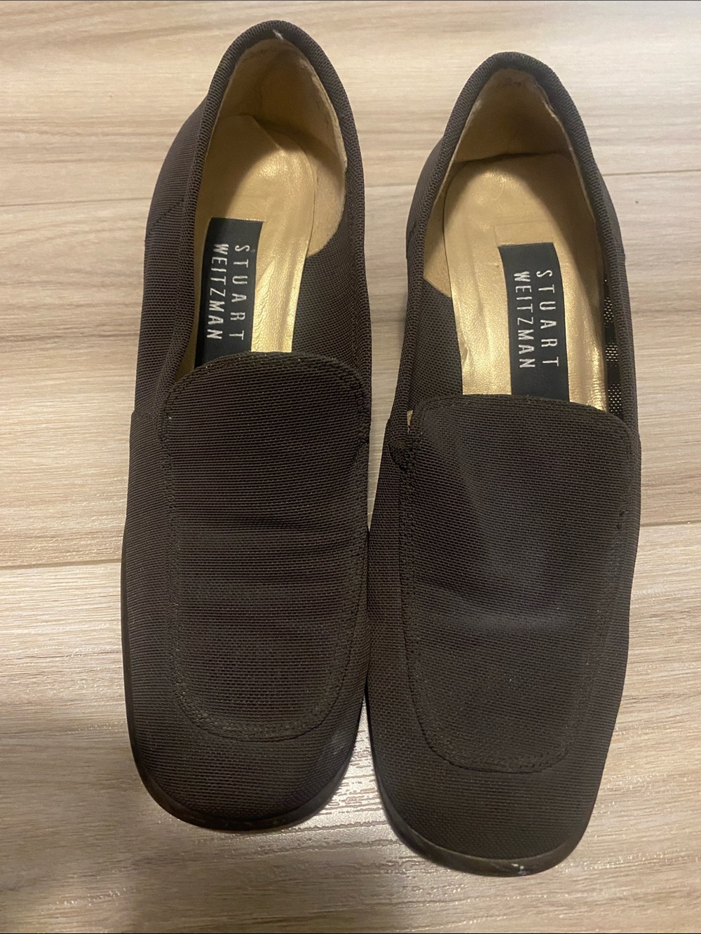 Stuart Weitzman Dark Brown Slip-On heels
